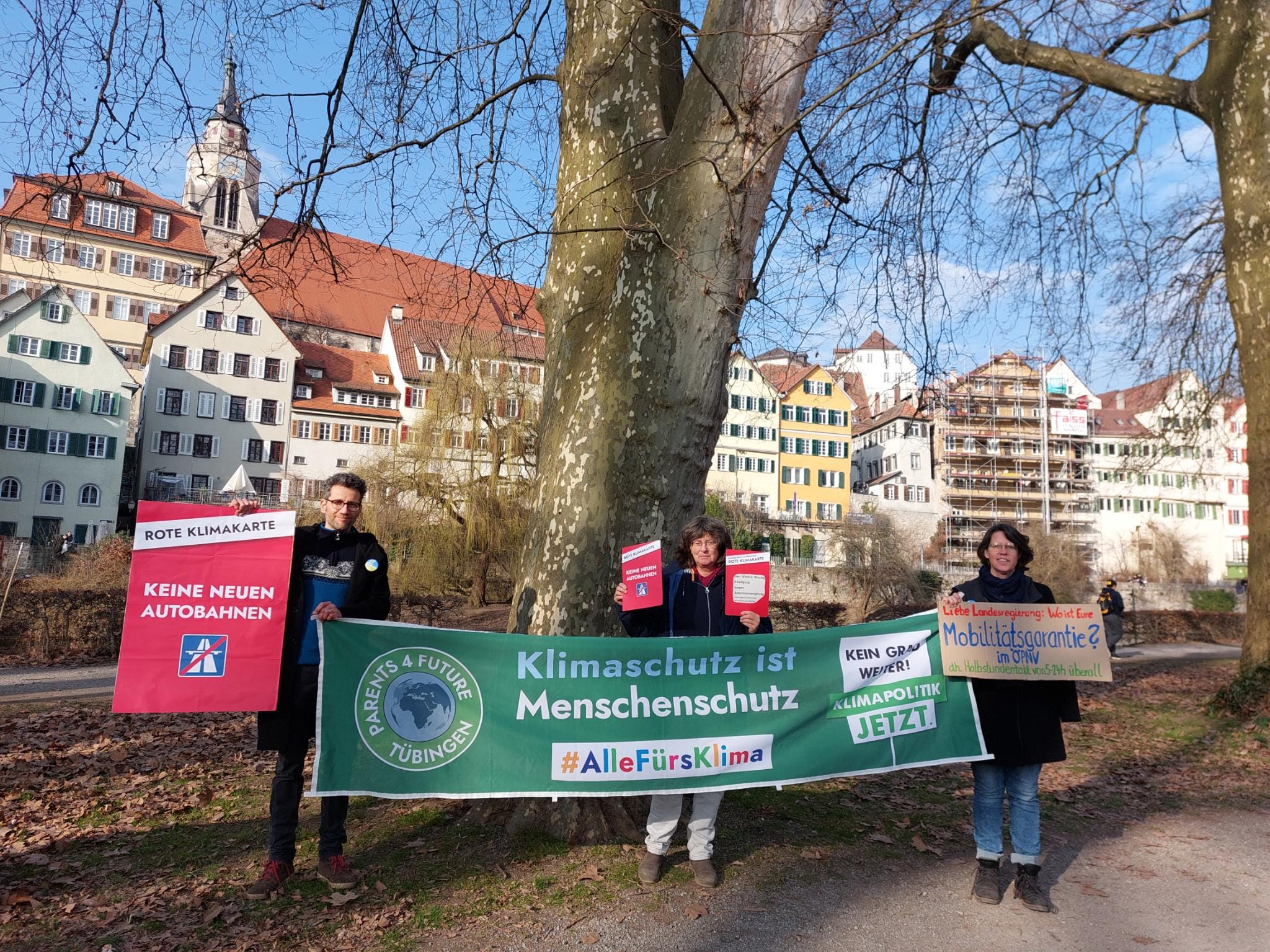 Globaler Klimastreik in Tübingen am 3. März 2023 mit über 4.000 Menschen